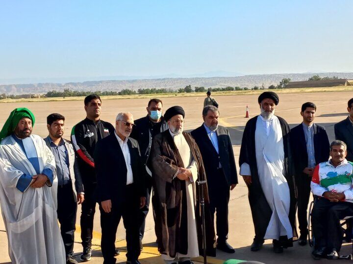 الرئيس ابراهيم رئيسي في زيارة تفقدية لمحافظة خوزستان جنوب البلاد