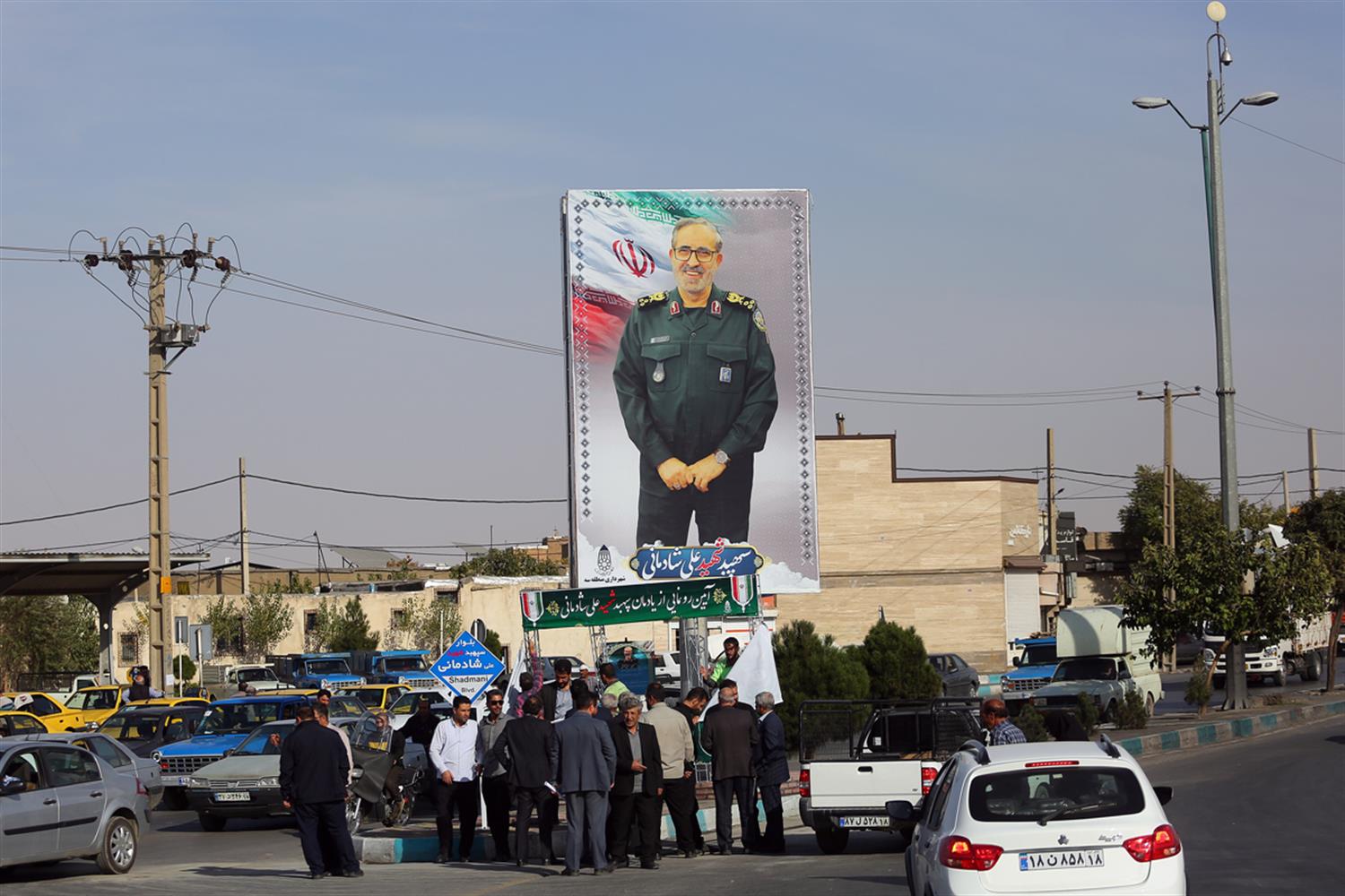 رونمایی از یادمان سپهبد شهید علی شادمانی در همدان