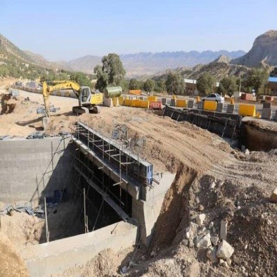 پایان فاز نخست پروژه زیرگذر ایلام – چوار