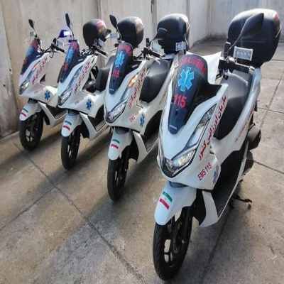 تخصیص 6 دستگاه موتورلانس به مرکز اورژانس 115 همدان