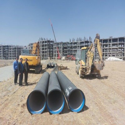 آغاز ایجاد زیرساخت‌ آب و فاضلاب در پروژه کوی پرواز