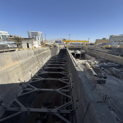 پیشروی چشمگیر متروی کرمانشاه؛ 65درصد مسیر آماده شد